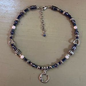 Blue Moon Pearl Choker Necklace